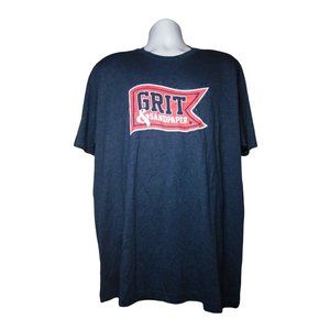 BreakingT 2XL XXL T-Shirt Grit & Sandpaper Men's Tee NWT Navy Woodworking Craft